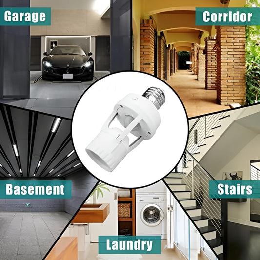 360 Degrees PIR Motion Sensor With Infrared And Screw Type Bulb Holder