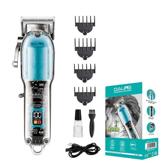 Daling 1539 new full transparent visbile body hair cutting machine