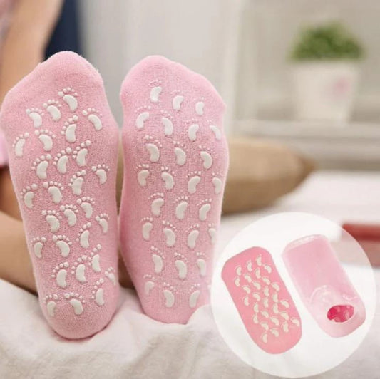 One Pair Gel Sock Socks For Softening Dry Cracked Rough Feet Skins