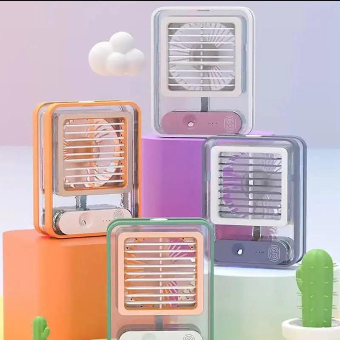 Portable Transparent Crystal Humidifying Spray Decorative Sitting Room Air Cooler