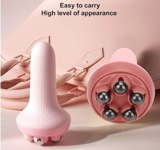 7 beads ball Portable massager roller Manual Hand body shoulder Massager therapy