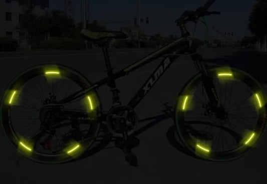 20pcs Light Luminous Car Wheel Hub Green Reflective Rim