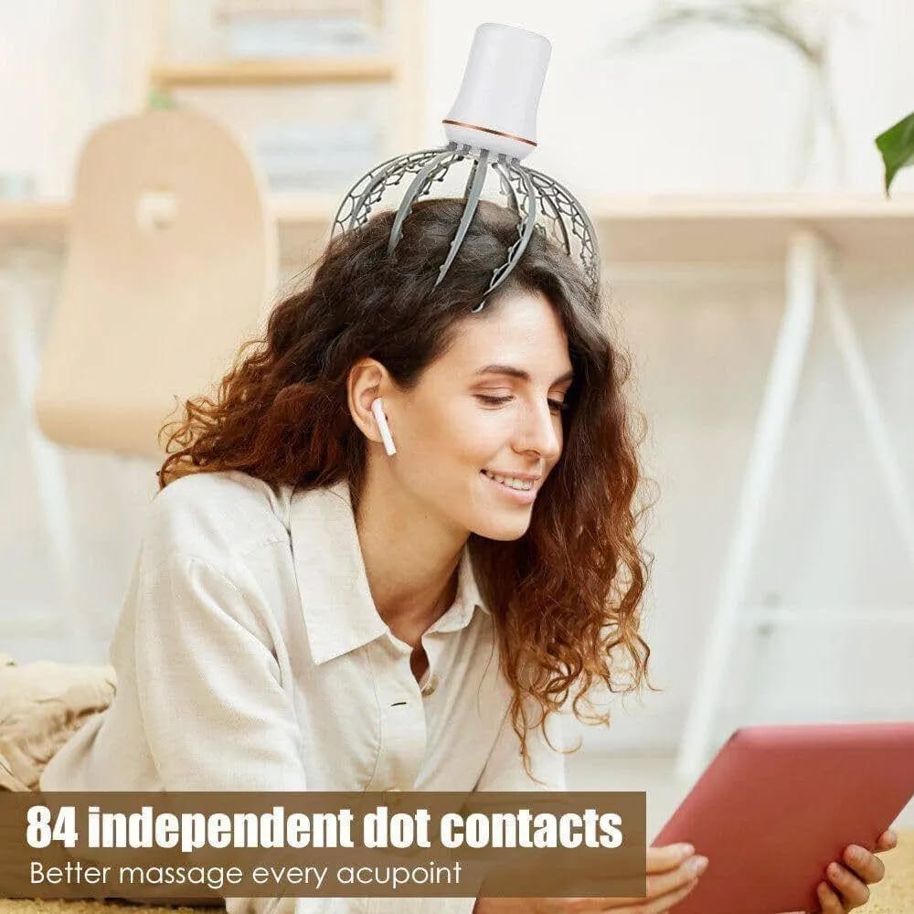 Electric Octopus Claw Scalp Massager Hands Free