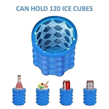 Silicone Ice Bucket, Ice Cube Genie