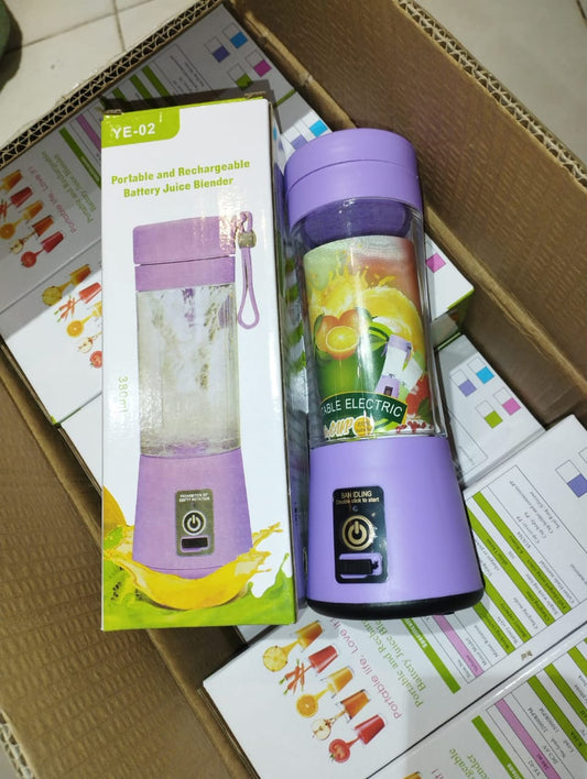 6 Blade Mini Portable USB Juicer Blender  Rechargeable  MADE IN CHINA