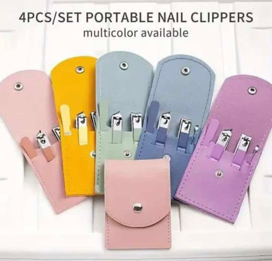 4Pcs Manicure Set Pedicure Sets Nail Clipper Stainless Steel