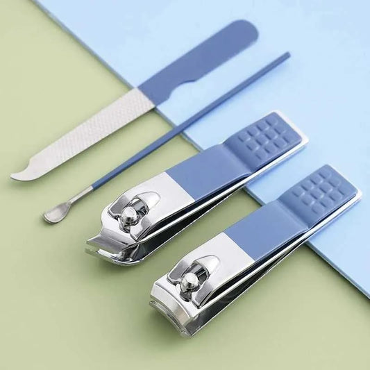 4Pcs Manicure Set Pedicure Sets Nail Clipper Stainless Steel