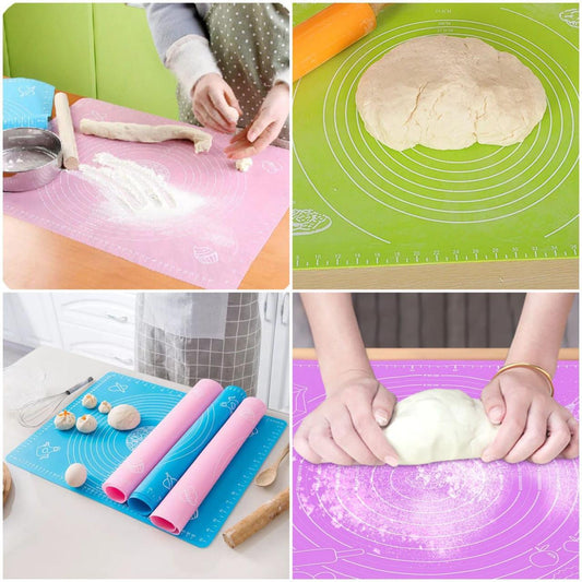 Dough Kneading Silicone Roti Mat for Baking