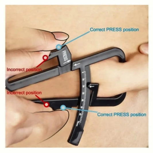 Fat Caliper Fitness Slim Measure Chart Body Fat Skinfold Tester Caliper Analyze