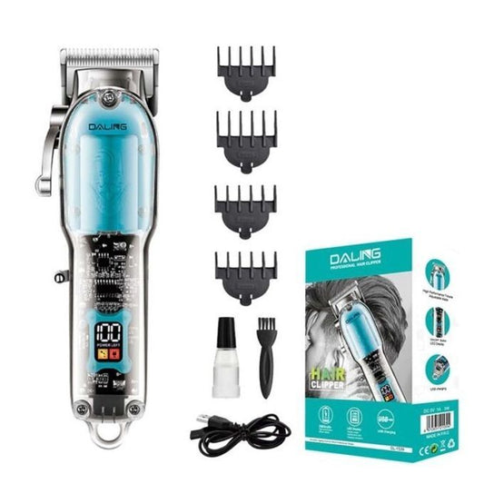 Daling 1539 new full transparent visbile body hair cutting machine