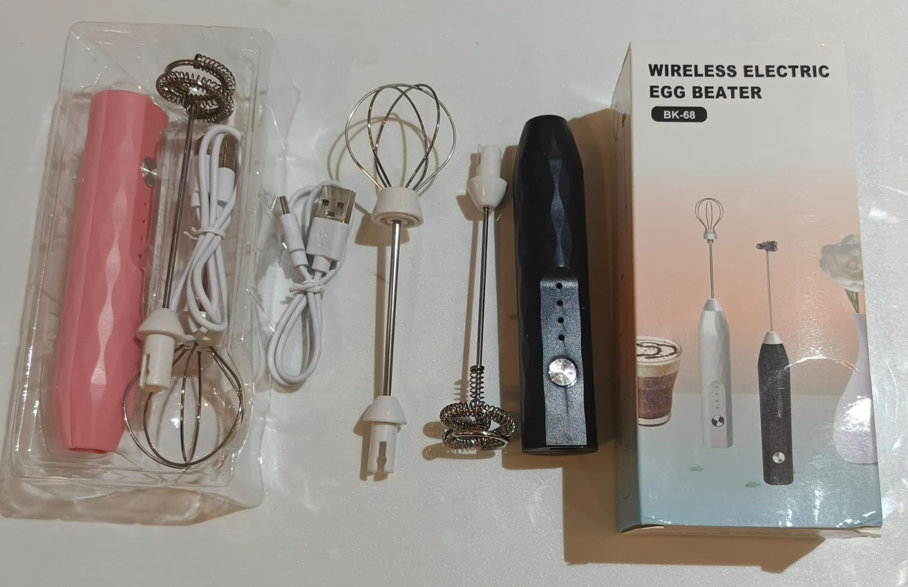 Rechargeable Milk Frother Handheld Electric Foam Maker