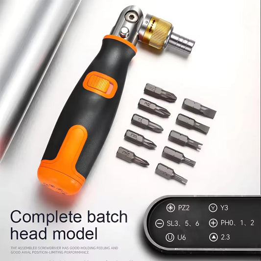 Tolsen Combo 2pcs Universal Wrench (9-32mm Plus Tolsen 7 in 1 Ratchet Driver