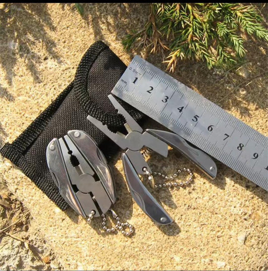 Outdoor Portable Multifunction Folding Camping Stainless Steel Survival EDC