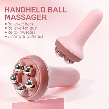 7 beads ball Portable massager roller Manual Hand body shoulder Massager therapy