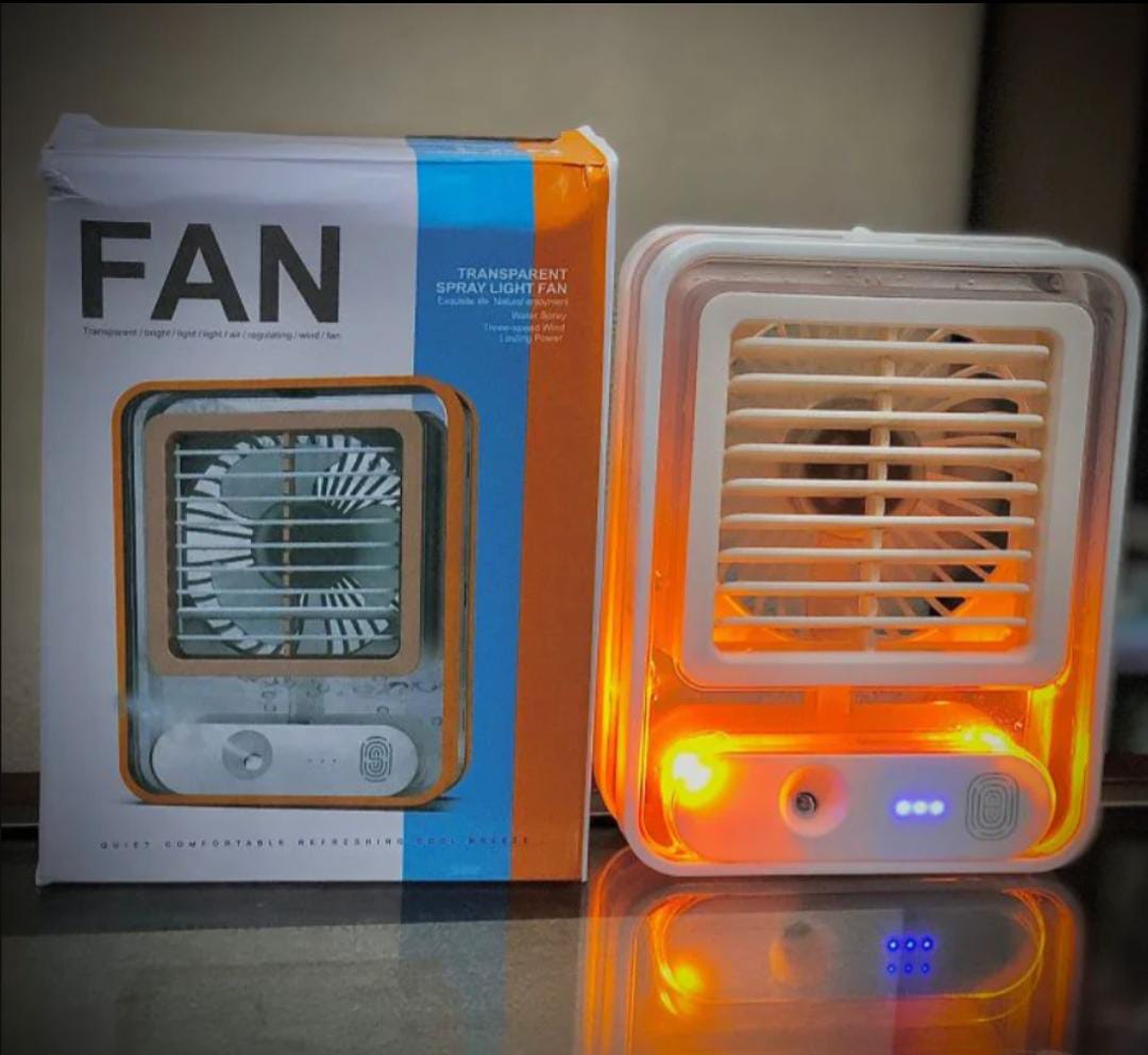 Portable Transparent Crystal Humidifying Spray Decorative Sitting Room Air Cooler