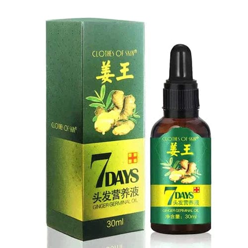 7 Day Ginger Oil Natural Hair Loss Treatement Effective Fast Growth Hair Care 30ML